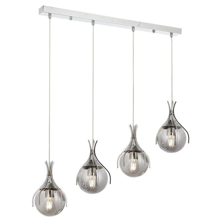 Lustra Opviq AV-1766-4KY, metal, 4 xE27, 80cm, IP20