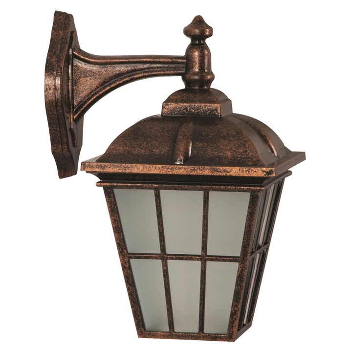 Външна стенна лампа Opviq BAP-68183-BKR-M2, 33см, IP65, 25x20см, 40W