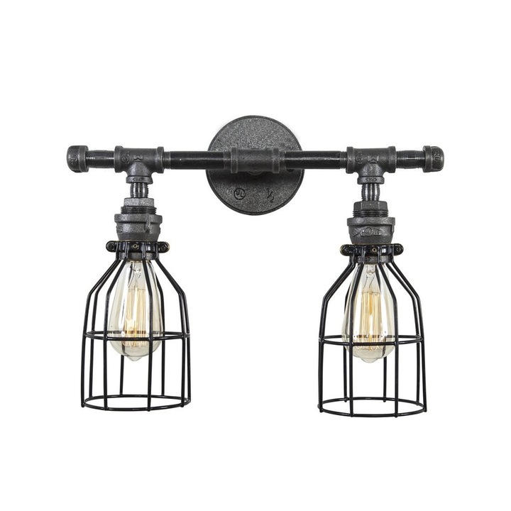 Lustra Opviq, model pp126, 40x35x25cm, soclu E27, fier