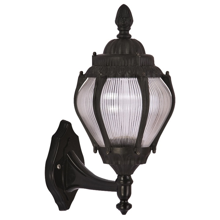 Aplica de exterior Opviq BAP-68202-BSY-M2, ABS, 40W, IP65, 27x20cm