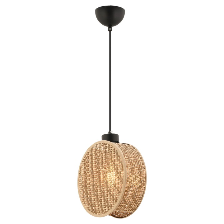 Полилей Opviq 5212, метал/памук, бежов, 24x9x65см, E27