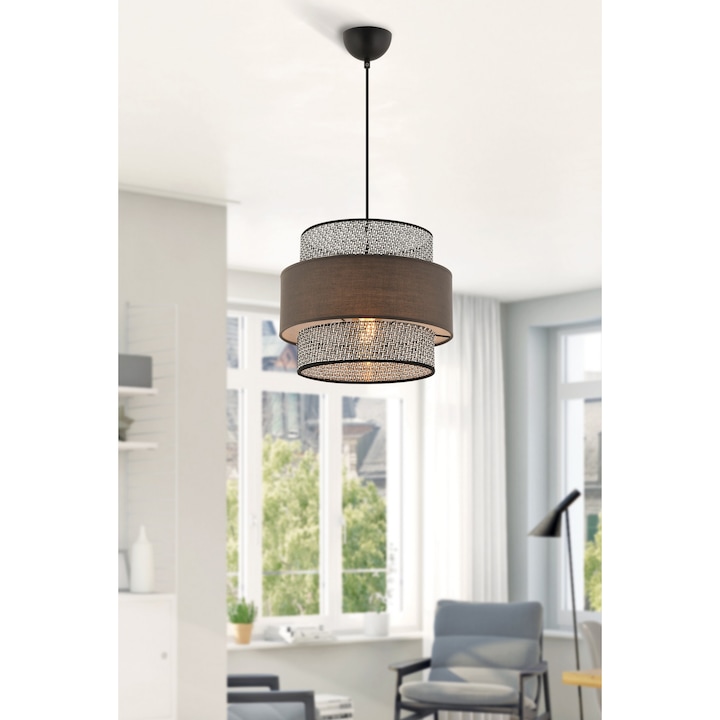 Candelabru cascada - gri antracit, Opviq 5282, Corp metalic