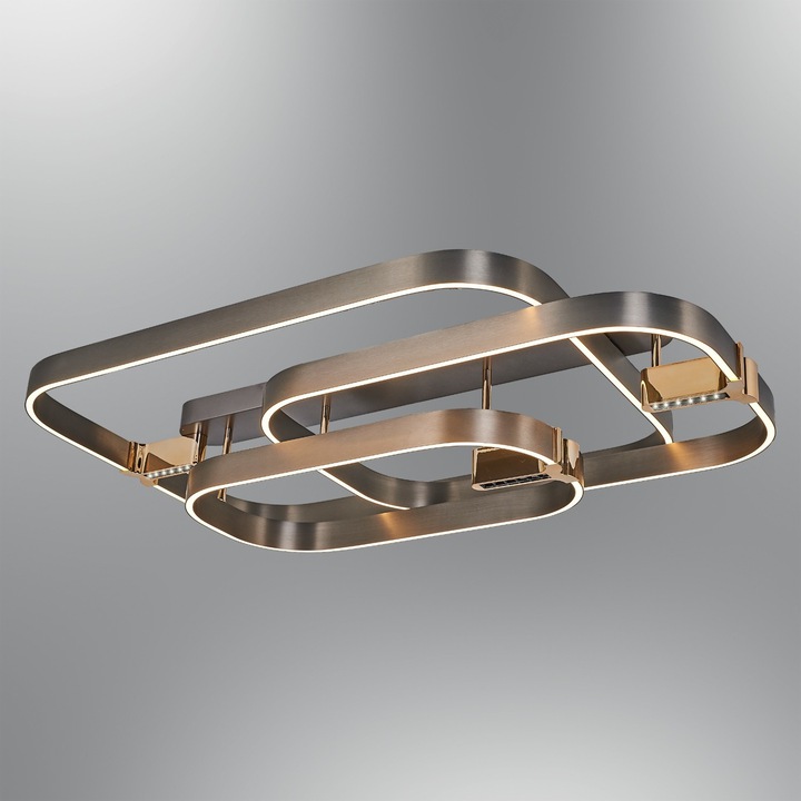 Opviq 5721k-3 csillár fém akril meleg fehér 110x70x23cm 95W LED