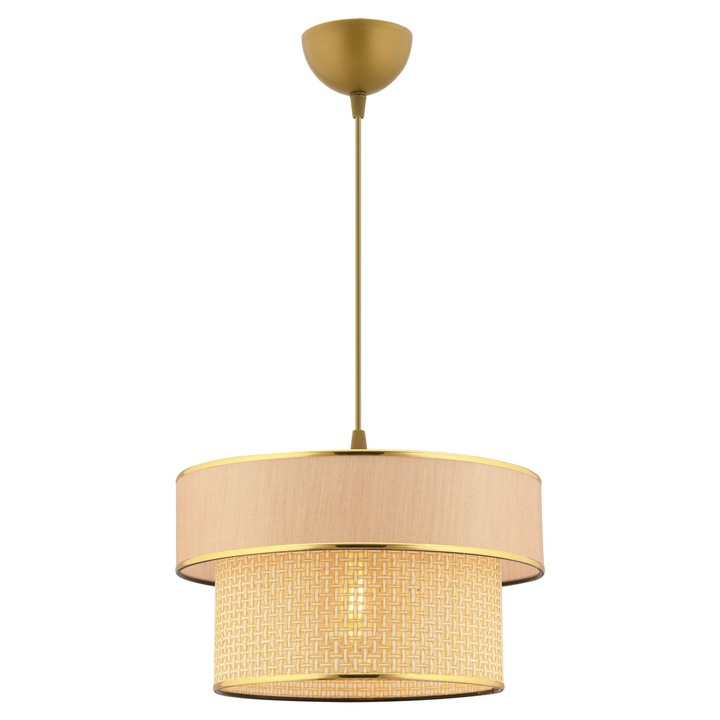 Candelabru ero hazeran - camila, bej, Opviq 5270, Corp metalic