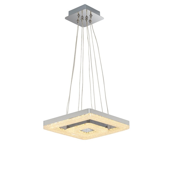 Pendul Opviq, model l1735, metal+acril, 24 x 120cm, 1 x 16W LED, 1 x 8W SMD LED
