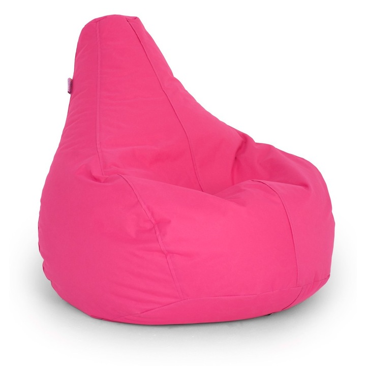 Damla babzsákfotel, Atelier Del Sofa, rózsaszín, 80x75x30cm, vízálló anyag, újrahasznosított polisztirol töltet