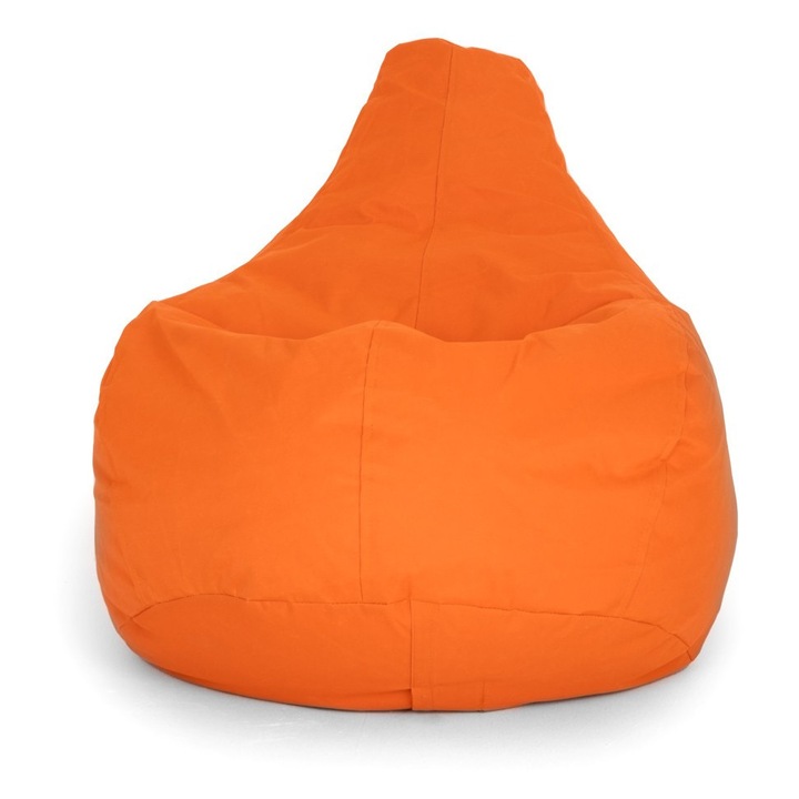 Damla babzsákfotel, Atelier Del Sofa, narancssárga, 80x75x30cm, m 30cm, vízálló anyag