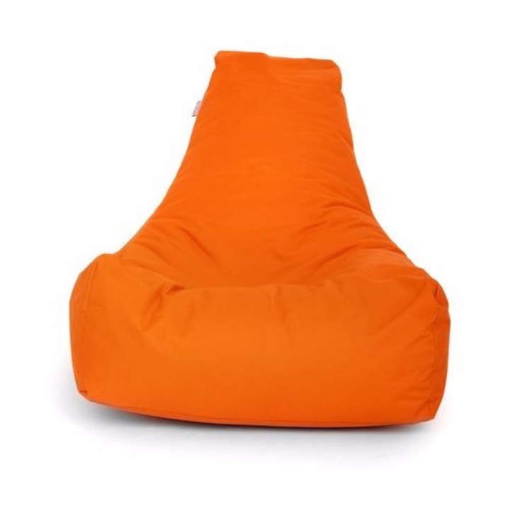 Nagy babzsákfotel, Atelier Del Sofa, narancssárga, 75x55cm, teljes magasság 80cm