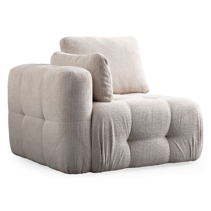 amaris l1 fotel - bézs, Atelier Del Sofa 5825, bükkfa / farostlemez / poliészter, 100x100 cm