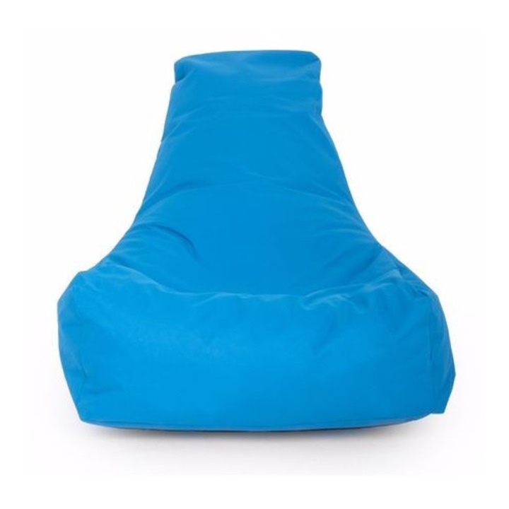 Fotoliu bean bag mare, Atelier Del Sofa, albastru, 75x55cm, inaltime totala 80cm