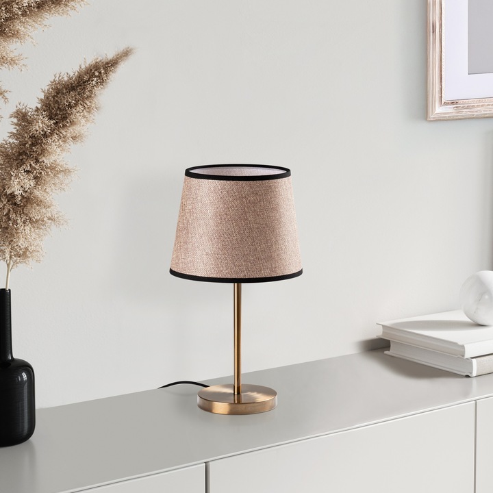 Veioza Opviq 5102, metal, 21x21x39cm, cablu 200cm, soclu E27