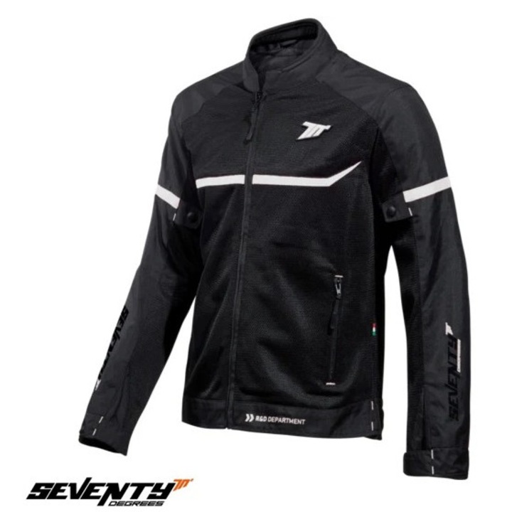 GEACA SEVENTY MODEL SDJR30.1 MOJAVE NEGRU/ALB - BARBAT marime XL