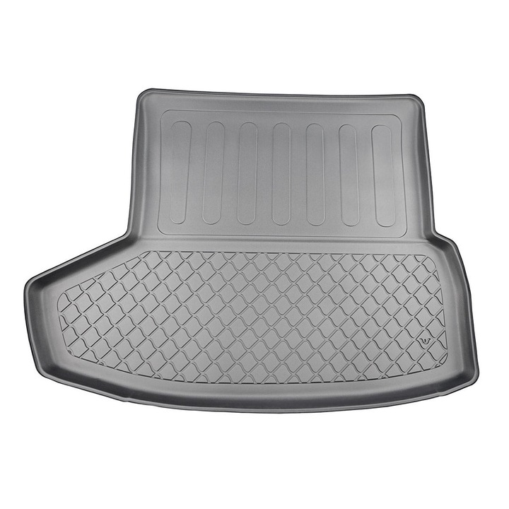 Tesla Model S-hez tervezett tálca típusú csomagtartó szőnyeg