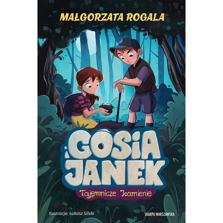 Gosia i Janek, Tajemnicze kamienie, Malgorzata Rogala, 2023, Skarpa Warszawska