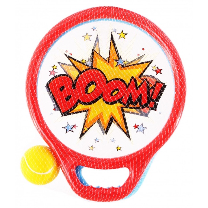 Мега креативна плажна играчка, комплект gra lapacz, 1 мека топка, 2 ракети, 27x33x4 см, за деца 3+