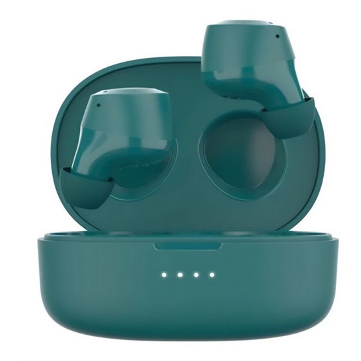 Belkin soundform bolt bluetooth fülhallgató sztereo, v5.2, tws, mikrofon, ipx4 cseppálló + töltőtok, sötétzöld