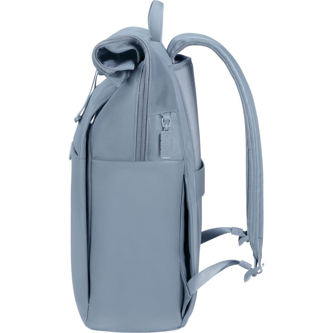 Rucsac laptop Samsonite 4Pack Rolltop 15.6", albastru prafuit, 410x315x135mm