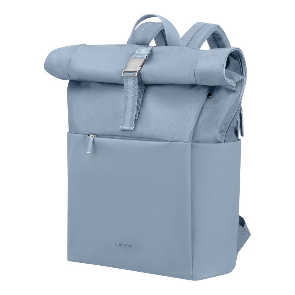 Rucsac laptop Samsonite 4Pack Rolltop 15.6", albastru prafuit, 410x315x135mm