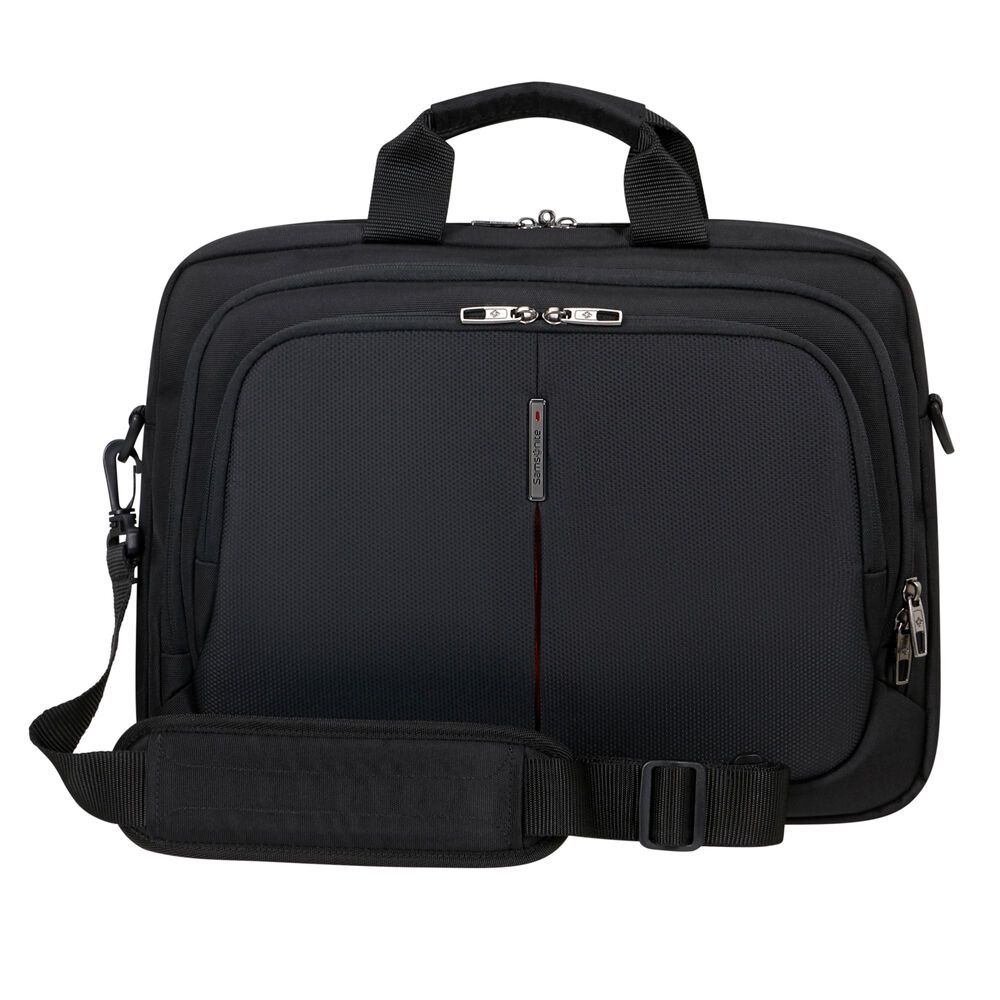 Servieta pentru laptop Samsonite Guardit 3.0, 15,6", neagra, 400x300x90mm, poliester