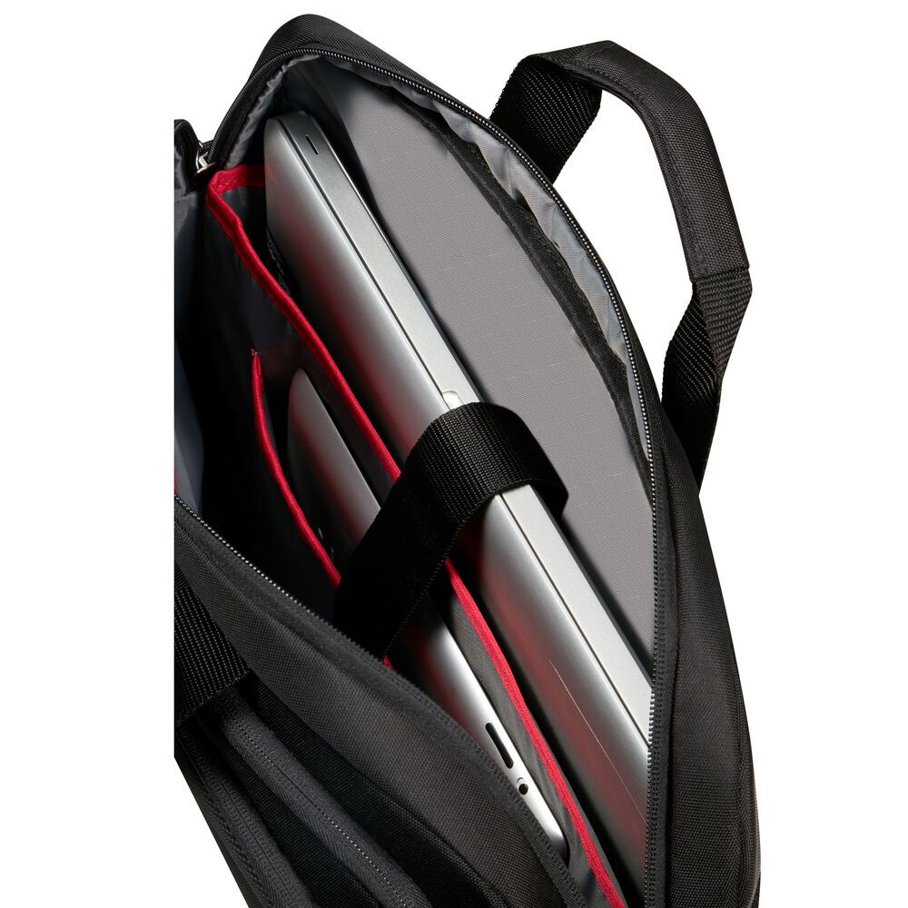 Servieta pentru laptop Samsonite Guardit 3.0, 15,6", neagra, 400x300x90mm, poliester