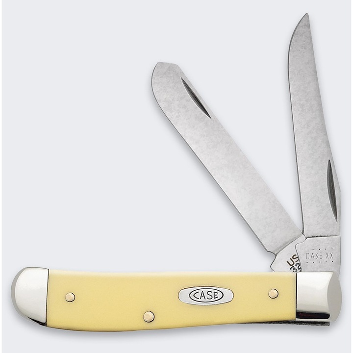 Briceag pliabil Case, Mini Trapper SS, galben