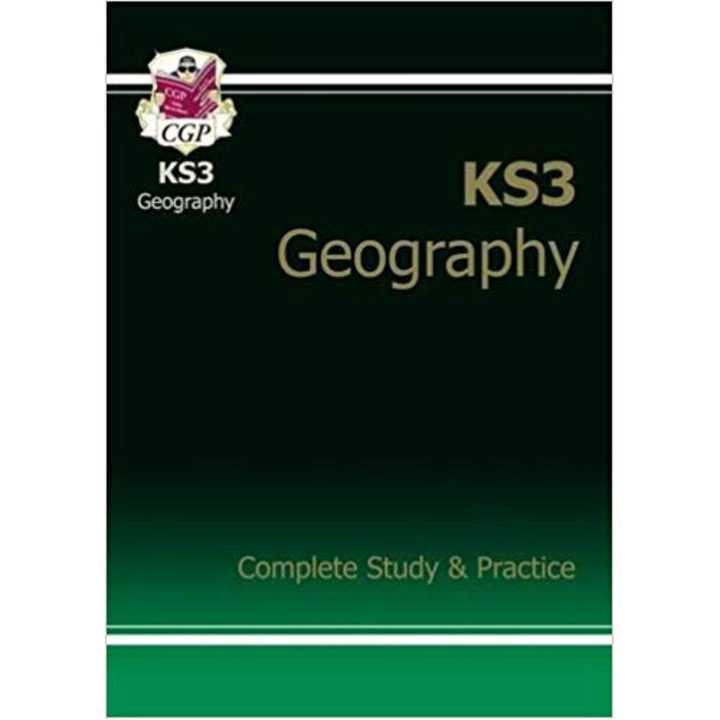 Manual de studiu si practica Geografie KS3, CGP BOOKS, 7-9 ani, 2023