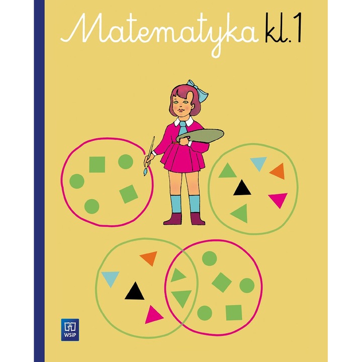 Matematica clasa 1, Zofia Cydzik, reprint 1983, 0-100, ilustratii colorate