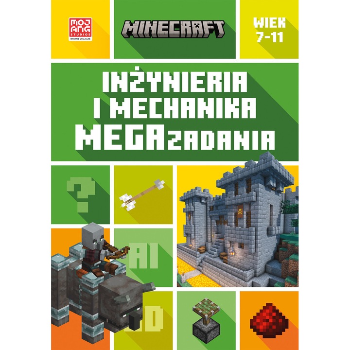 Minecraft. Inginerie si mecanica. Megazadanii, HarperKids, 7-11 ani