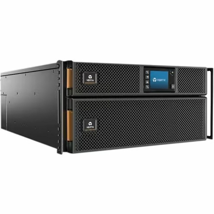 Sistem de Alimentare Neintreruptibil Interactiv UPS Vertiv GXT5-5000IRT5UXLN 5000 W, Negru, 43x30x20cm, Capacitate 9 Ah