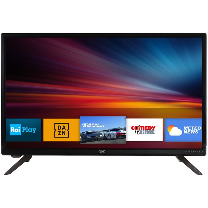 Televizor Smart TV Trevi 24" LED Full HD, negru, 1366x768px, conectivitate Wi-Fi
