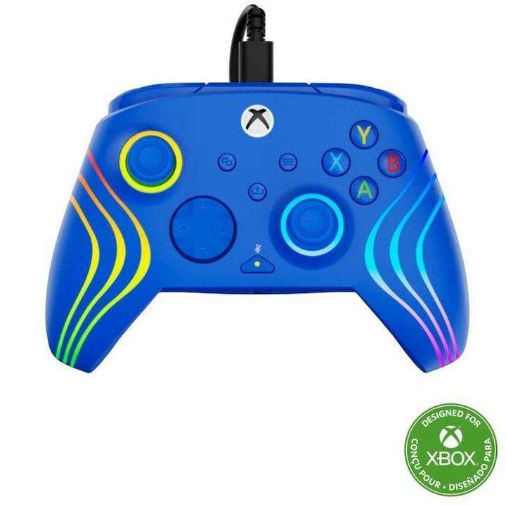 Xbox One Turtle Beach kontroller, ergonomikus, kék, 3m-es USB kábellel