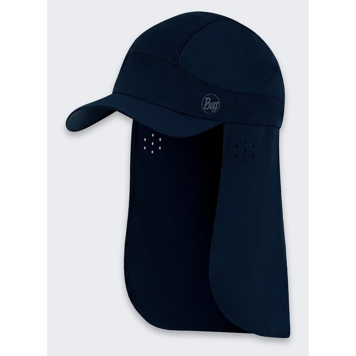 Caciula Buff Bimini, protectie UV UPF50, material 100% poliester, albastru solid