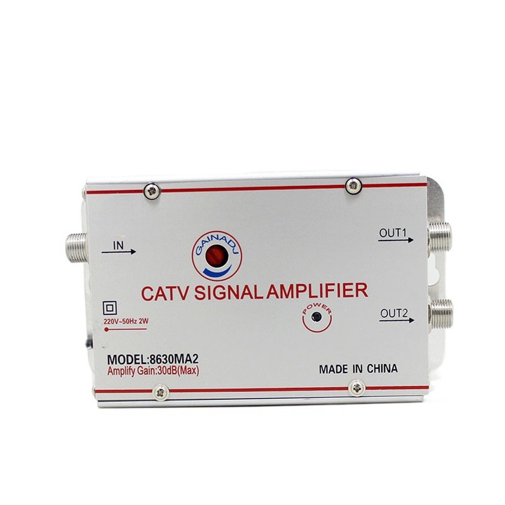 TV jel erősítő, Ulisem, 2 kimenet, analóg/digitális, földfelszíni hullámjel