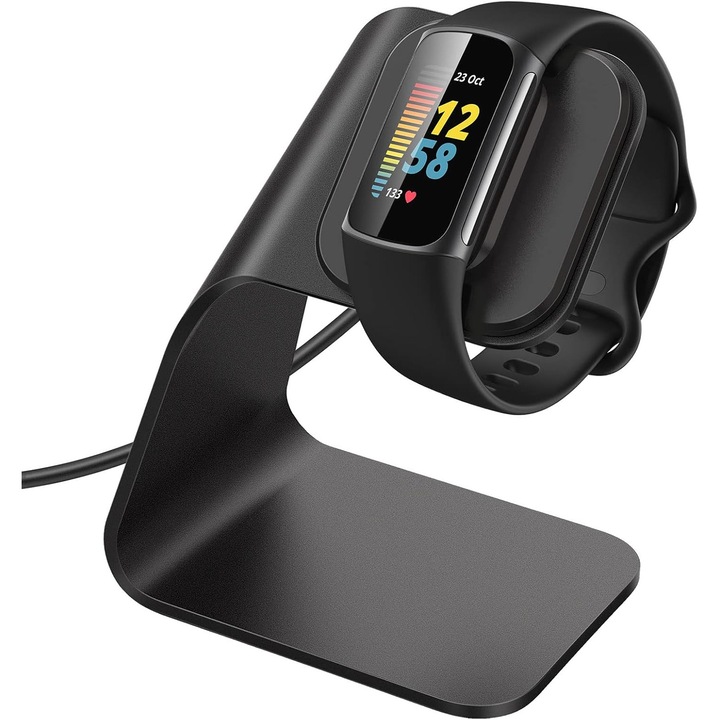 Statie incarcare HERUSI Charge 5 Luxe aluminiu 4.5ft USB