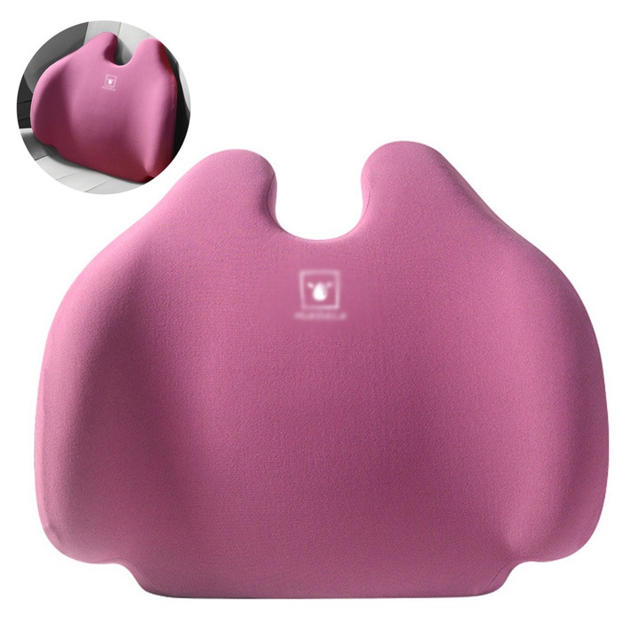 HERUSI ergonomikus derékpárna füstös lila 40x30x10cm