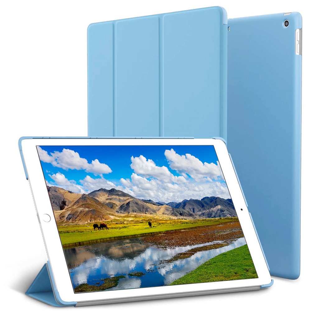 Husa inteligenta pentru iPad Air 3 10,5", Husa inteligenta Husa magnetica translucida in spate mata cu functie de repaus/trezire automata