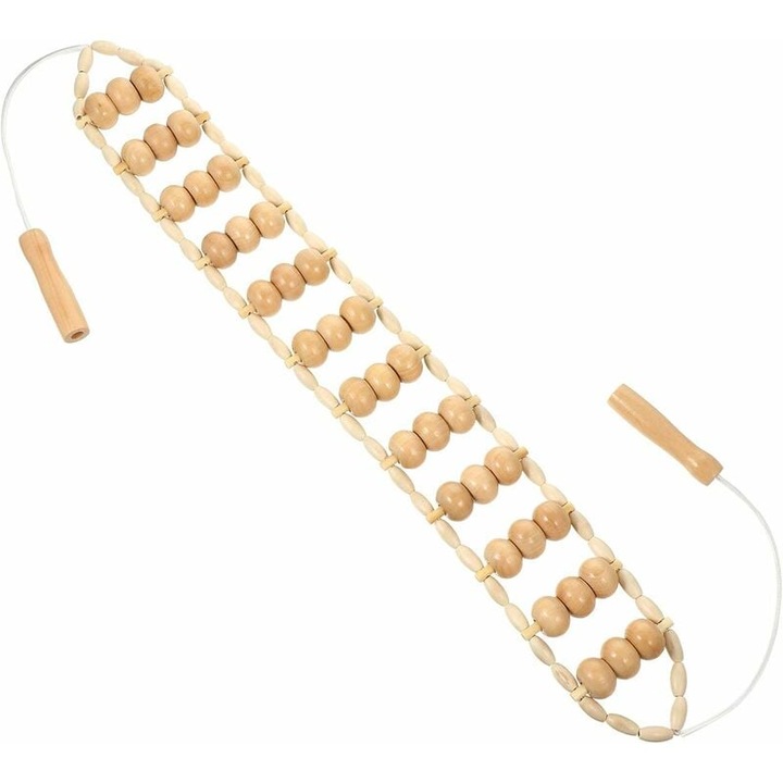 Moduláris masszírozó, fa, bézs