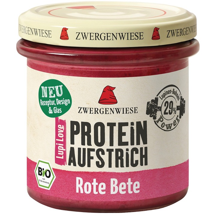 Crema tartinabila proteica cu sfecla rosie bio, 135g