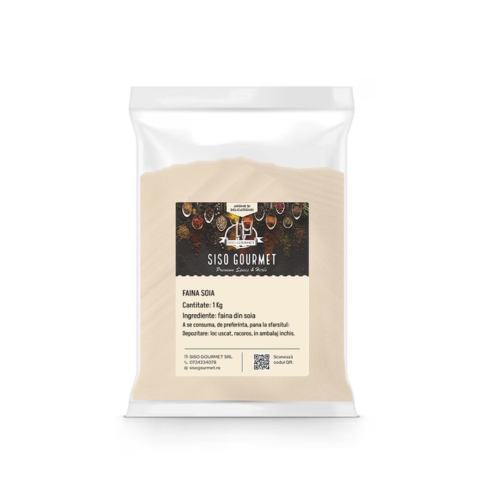 Faina din soia, 1 Kg, Siso Gourmet