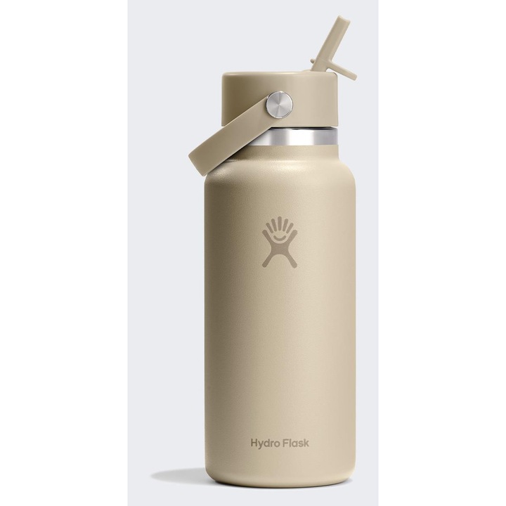 Termos cu pai, Carhartt, 946 ml, Inox, izolare TempShield, 9.6x26.3 cm, Bej