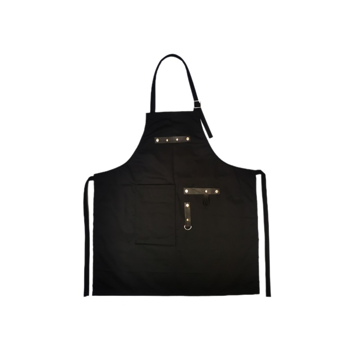 Sort barman, cu accesorii din piele naturala maro 6