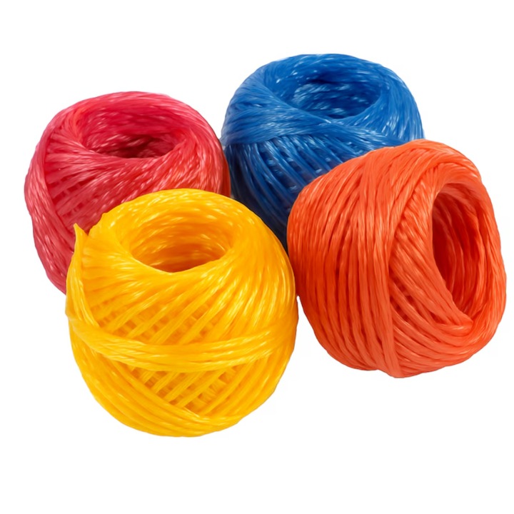 Khem Raffia zsineg 50g, véletlenszerű színválaszték, erős és könnyű, csomagoláshoz, kertészkedéshez és barkács projektekhez