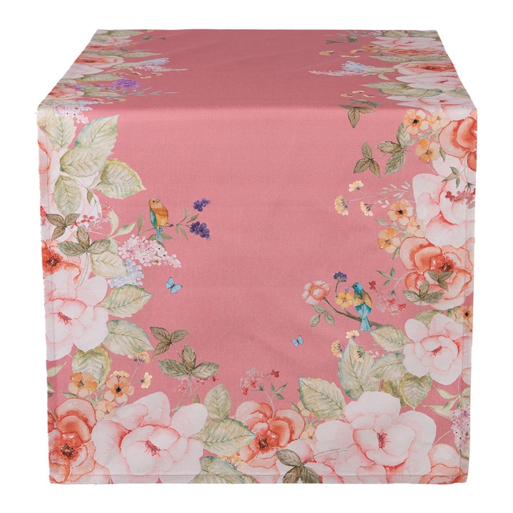 Traversa masa bumbac multicolor Romantic 50x140 cm