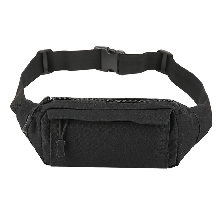 Sporttáska, longziming, nagy kapacitású, vízálló, pamut, ébenfa