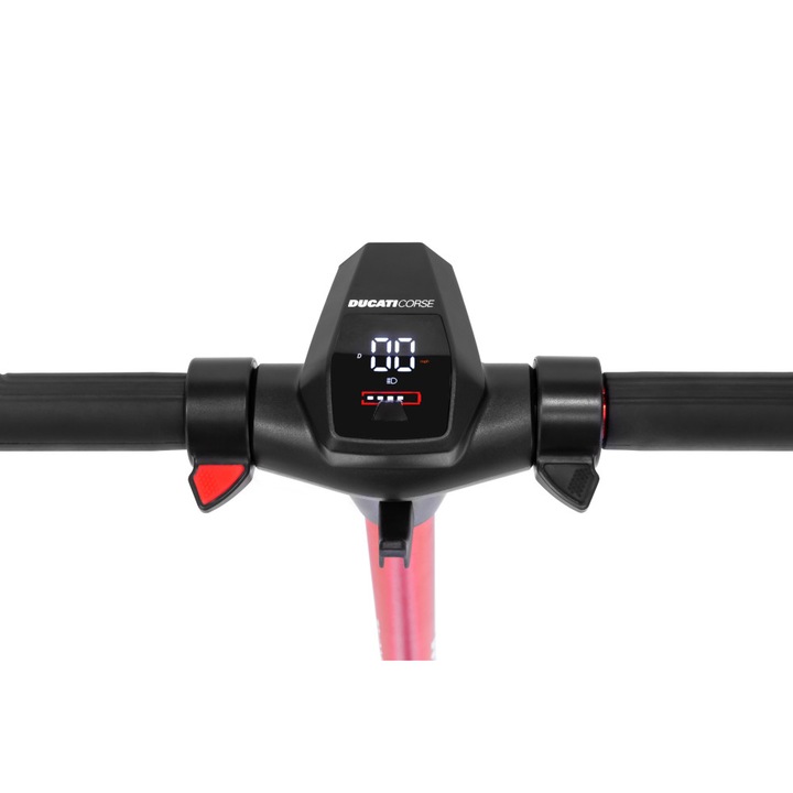 Trotineta electrica Ducati Junior Jet, 95W, Autonomie 8km, 12km/h, Rosu/Negru