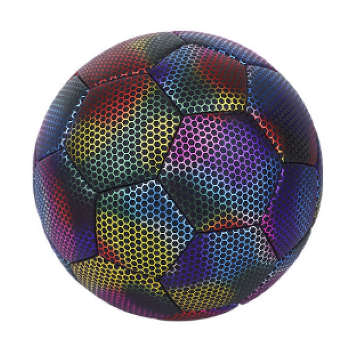 Fényvisszaverő focilabda, hosszú ujjú, világító, 5-ös méret, vízálló, környezetbarát