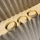 Inel tip verigheta din Argint 925 placat cu Aur 14k 1 micron si pietre zirconiu, marimea 7 - amablaj premium, portivit pentru cadou femei - Cutie bijuterii CADOU