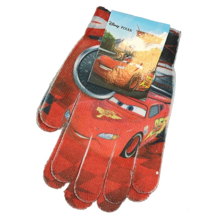 Manusi pentru baieti Cars Disney Rosu