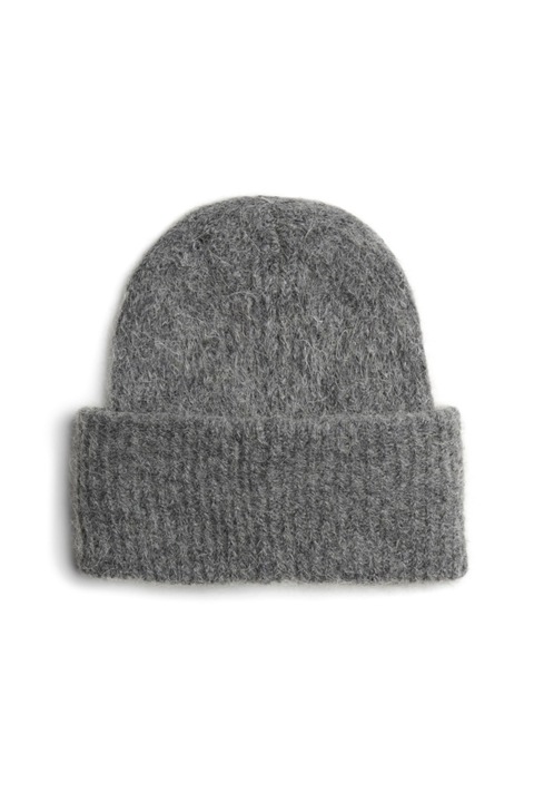 Шапка Pieces, сива, универсална, полиестерна