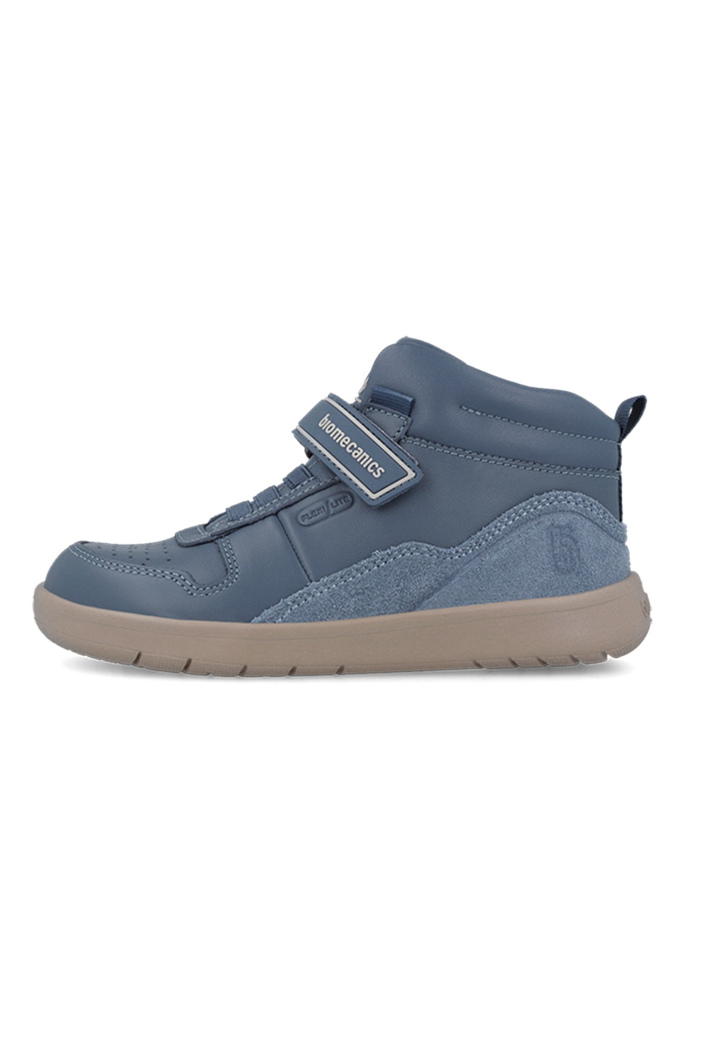 Biomecanics, Pantofi sport cu talpa plata si inchidere velcro, Roz